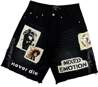 Mixed Emotions Chaos Shorts Black