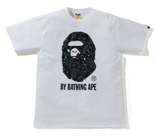 Bape Space Camo By Bathing Ape Tee White