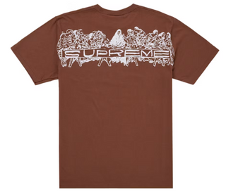 Supreme Supper Tee Brown