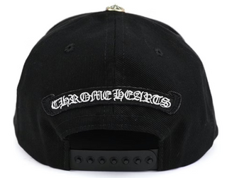 Chrome Hearts Dagger Denim Baseball Hat Black