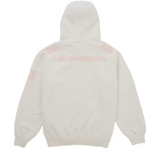 Supreme Football Jersey Hooded Sweatshirt White