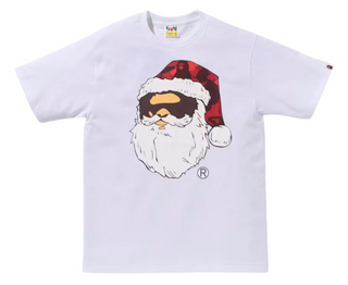 BAPE Christmas Ape Head Tee White