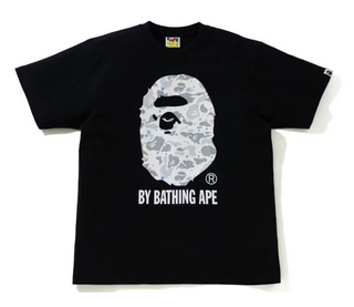 Bape Space Camo By Bathing Ape Tee Black