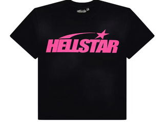 Hellstar Classic Tee (Regular Print) Black/Pink