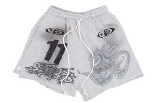 Hellstar Yoga Shorts Grey