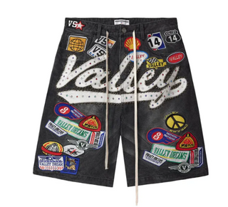 Vale Forever 1980s Jorts Black Wash