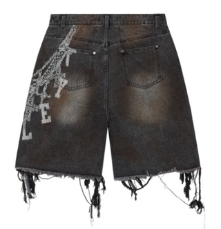 Vale Forever Chain Jorts Black