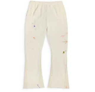 Gallery Dept. Painted Flare Sweat Pants Cream