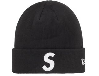Supreme New Era S Logo Beanie (FW24) Black
