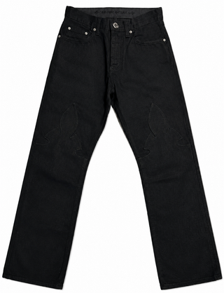 Chrome Hearts Fleur Knee Jeans