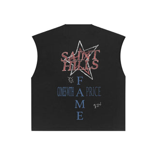 Saint Hills Fame Cut Sleeve Tee Black