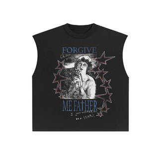 Saint Hills Fame Cut Sleeve Tee Black