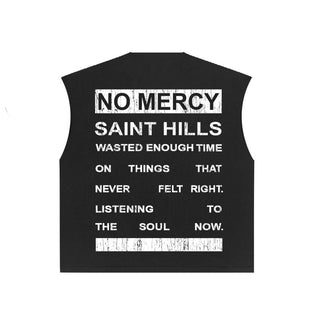 Saint Hills Prosper Cut Sleeve Tee Black