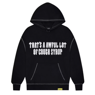 That's A Awful Lot Of Cough Syrup Trapstar Hoodie Black