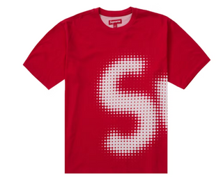 Supreme Halftone S/S Top Red