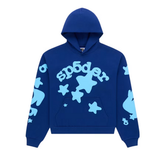 Sp5der Beluga Hoodie (SS26) Navy Blue