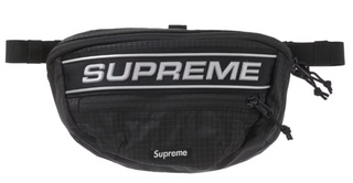 Supreme Logo Waist Bag (FW23) Black