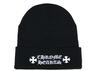 Chrome Hearts Logo Beanie Black
