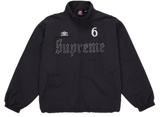 Supreme Umbro Rhinestone Track Jacket Black