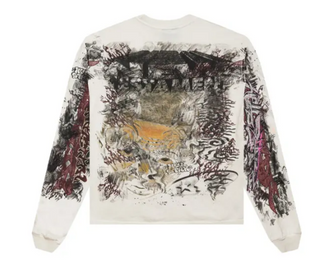 Hellstar Graffiti Long-Sleeve White
