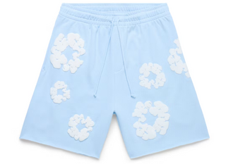 Denim Tears The Cotton Wreath Sweatshorts Powder Blue