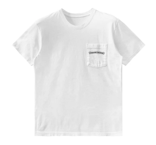 Chrome Hearts U.S.A Script Shoulder Logo Tee White