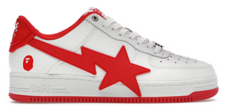 A Bathing Ape Bape Sta OS #2 White Red