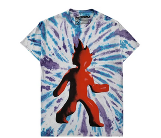 Cactus Jack Astroworld Flame Tie Dye Tee