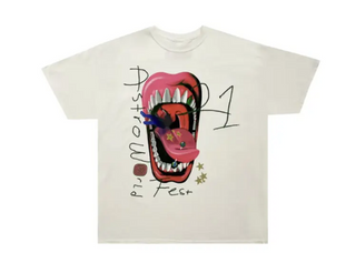 Cactus Jack Astroworld Mouth Tee White