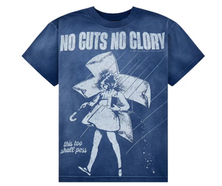 Hellstar Carry Your Cross Tee Navy