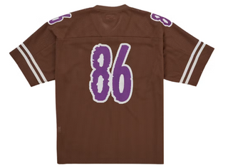 Supreme Reflective Football Jersey Brown