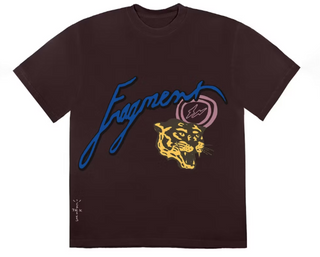 Travis Scott Cactus Jack For Fragments Icons Tee Brown