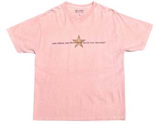 Travis Scott Utopia Circus Maximus Pink Star Tee Pink
