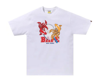 BAPE Goldfish Scooping Tee White