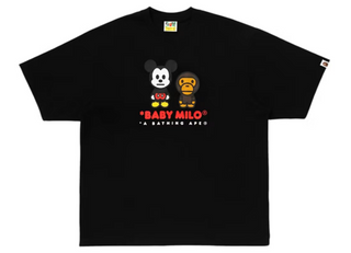 BAPE X Disney Mickey Mouse Baby Milo Relaxed Fit Tee Black