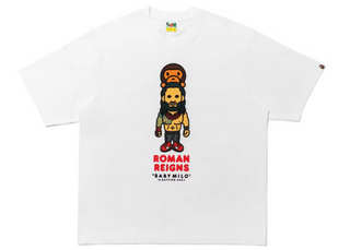 WWE x Roman Reighs Baby Milo Relaxed Tee White