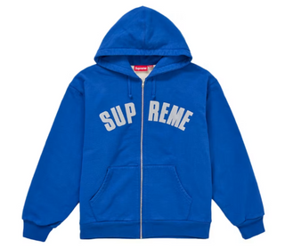 Supreme Arc Thermal Lined Zip Up Hooded Sweatshirt (FW26) Royal