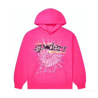 Sp5der Hoodie Punk V2 Pink