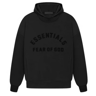 Essentials Hoodie Jet Black