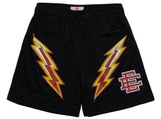 Eric Emanuel EE Basic/Core Lightning Bolt Short Black/Yellow/Red