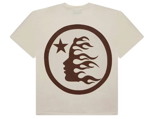 Hellstar Classic Tee (Regular Print) White/Brown