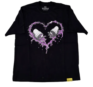 That's A Awful Lot Of Cough Syrup Lean Love Tee Black