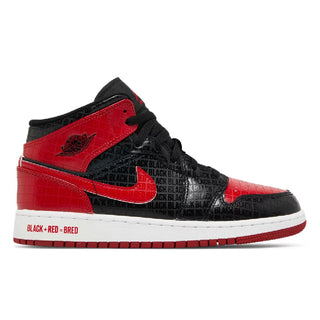 AJ1 Mid Bred Text