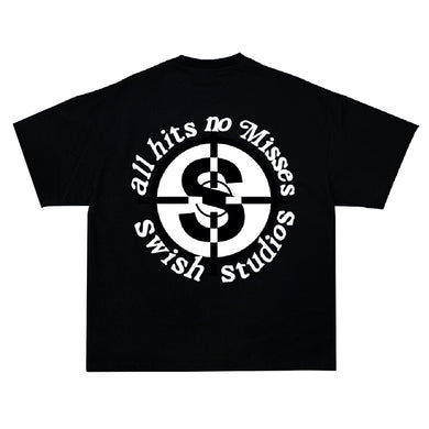 Cross Hair Tee Black
