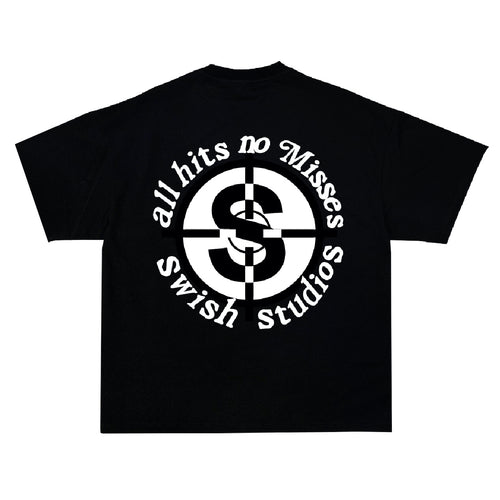 Cross Hair Tee Black