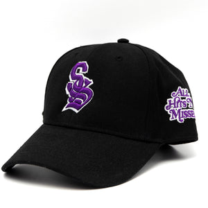 Staple Snapback Purple Black