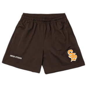 SS Mesh Shorts Brown