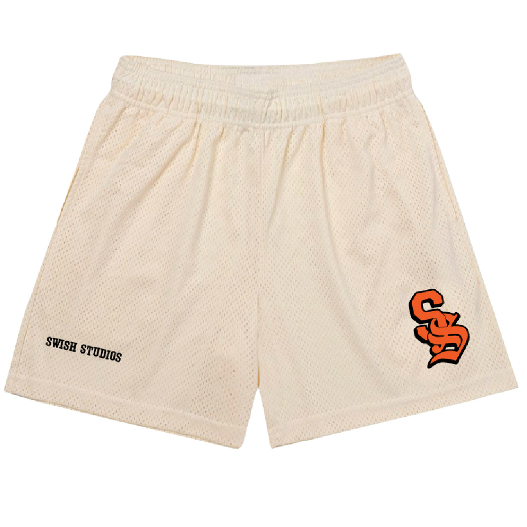 SS Mesh Shorts Tan